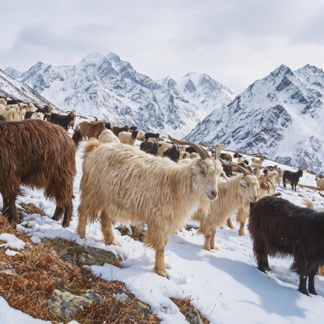 How Extreme Cold Refines Cashmere