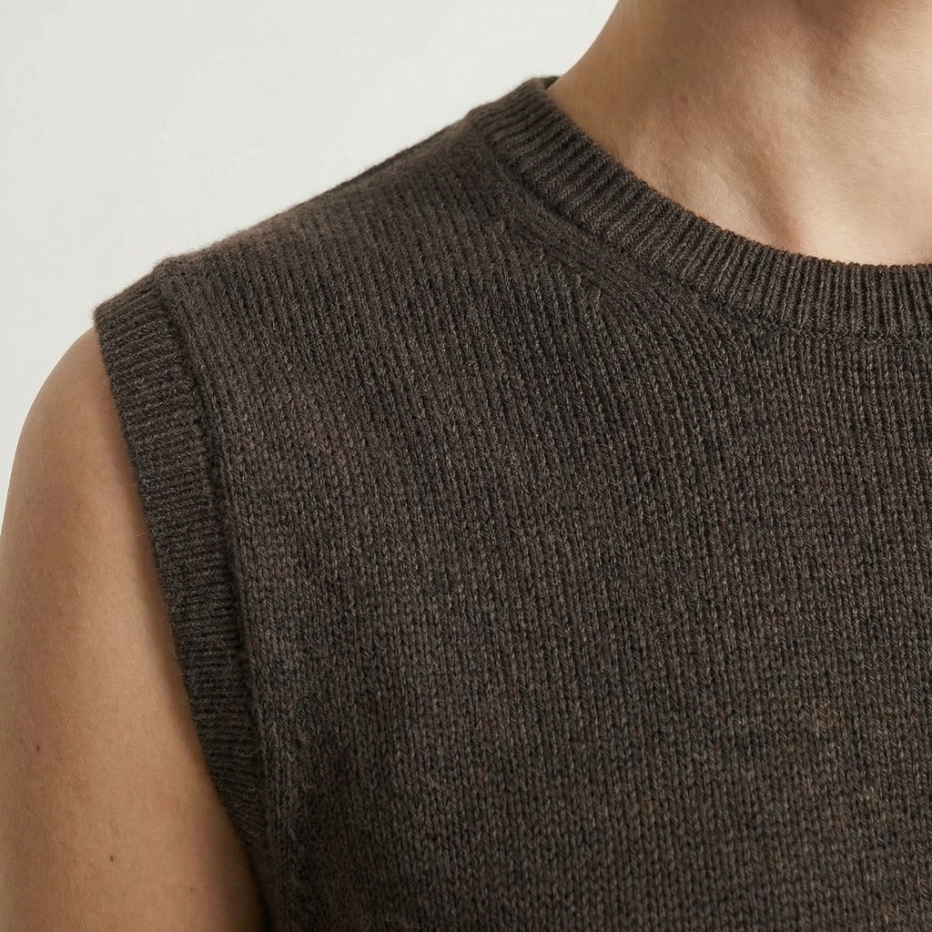 The Daily - Women's Cropped Vest [ Grouse Moor ]