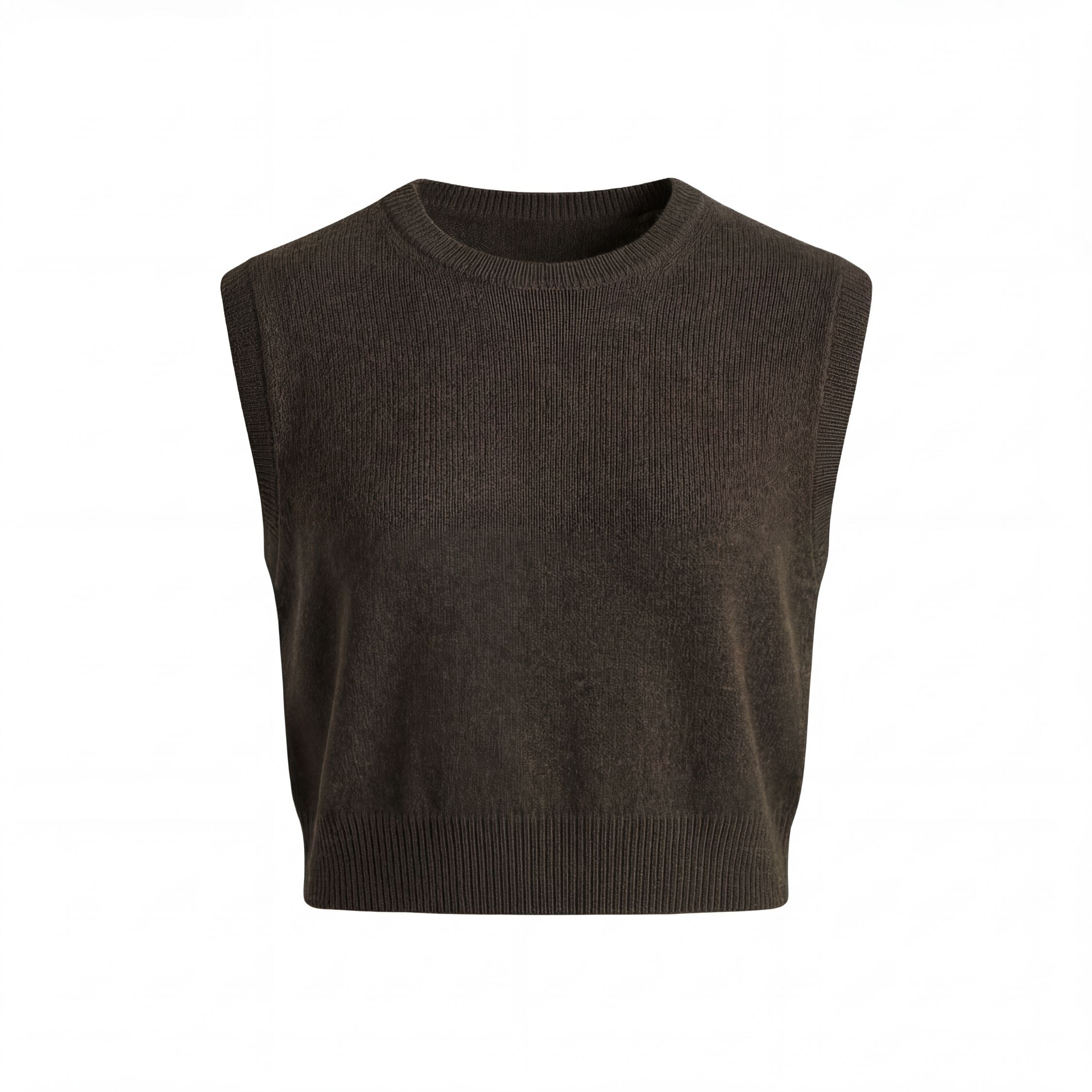 The Daily - Women's Cropped Vest [ Grouse Moor ]