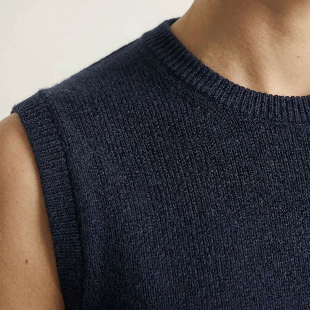 The Daily - Women's Cropped Vest [ City Navy ]