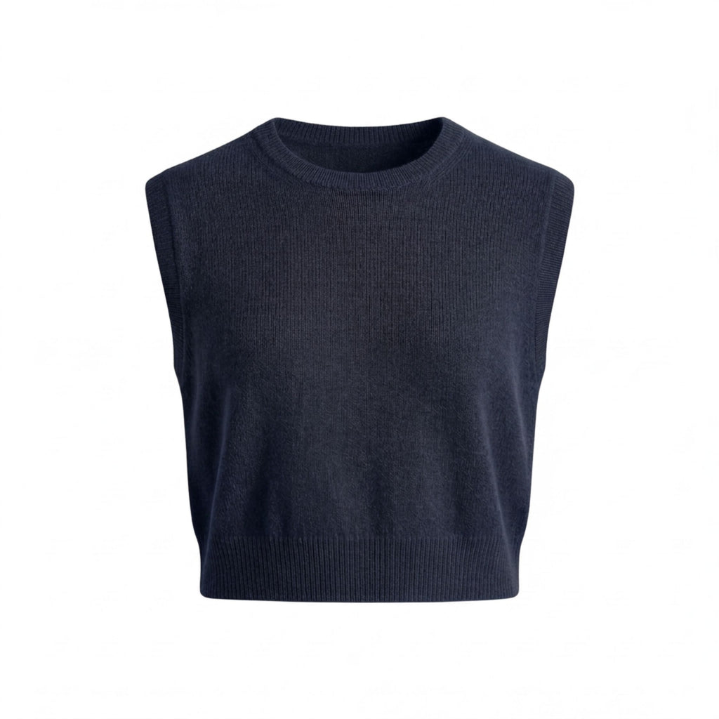 The Daily - Women's Cropped Vest [ City Navy ]