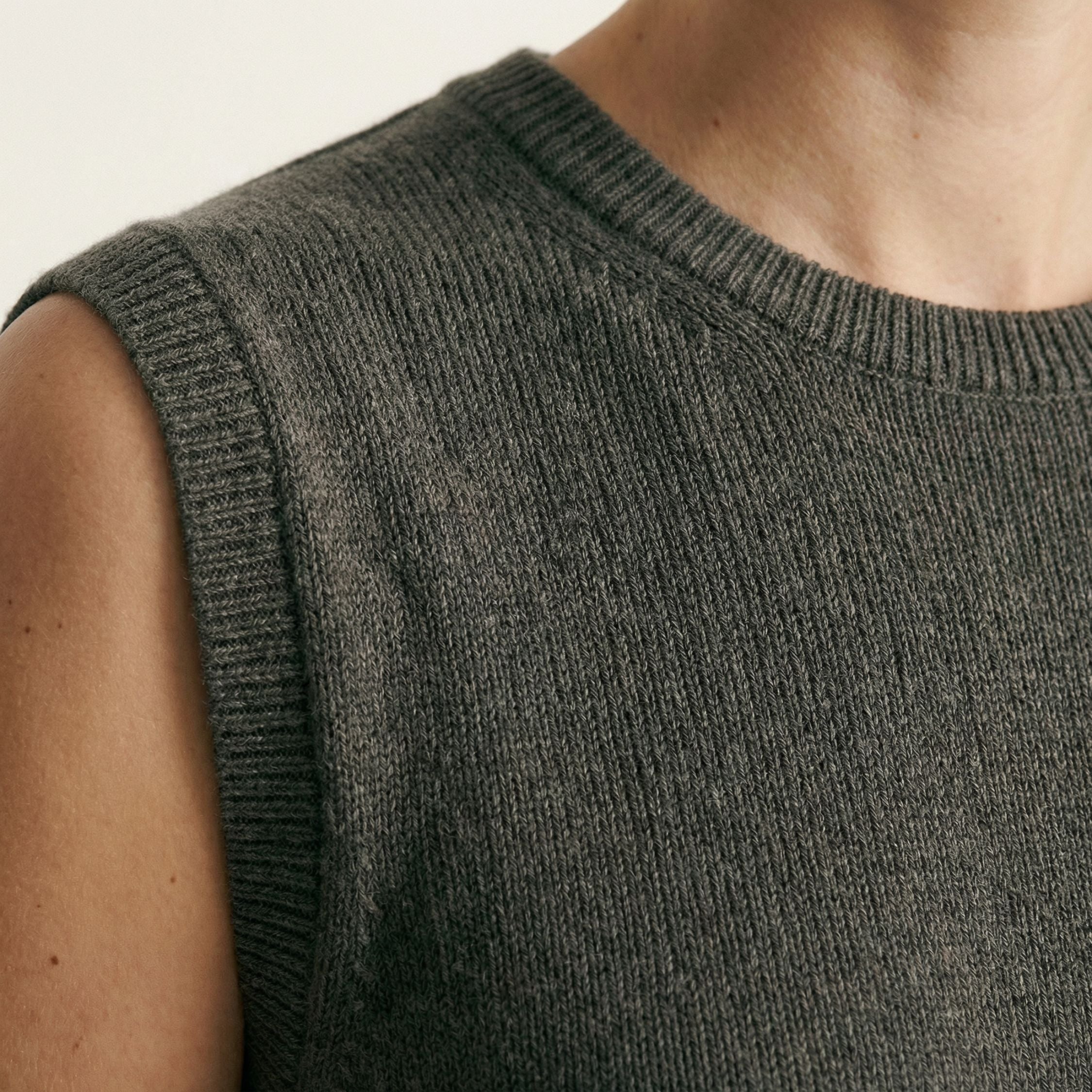 The Daily - Women's Cropped Vest [ Sterling ]