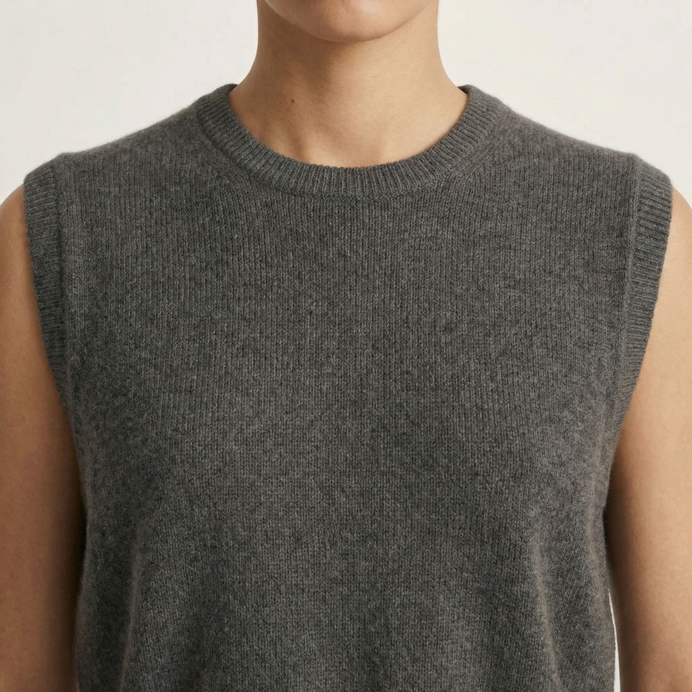 The Daily - Women's Cropped Vest [ Sterling ]