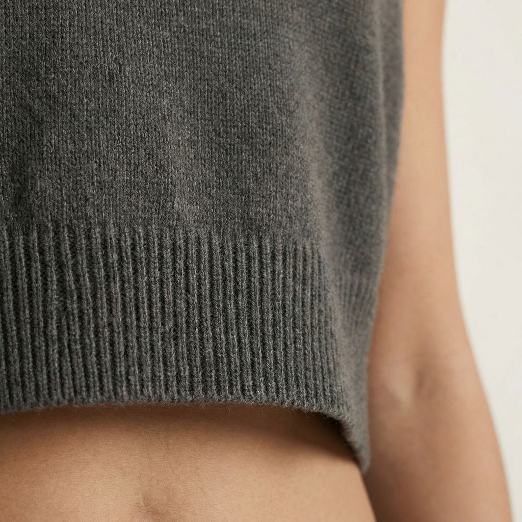The Daily - Women's Cropped Vest [ Sterling ]