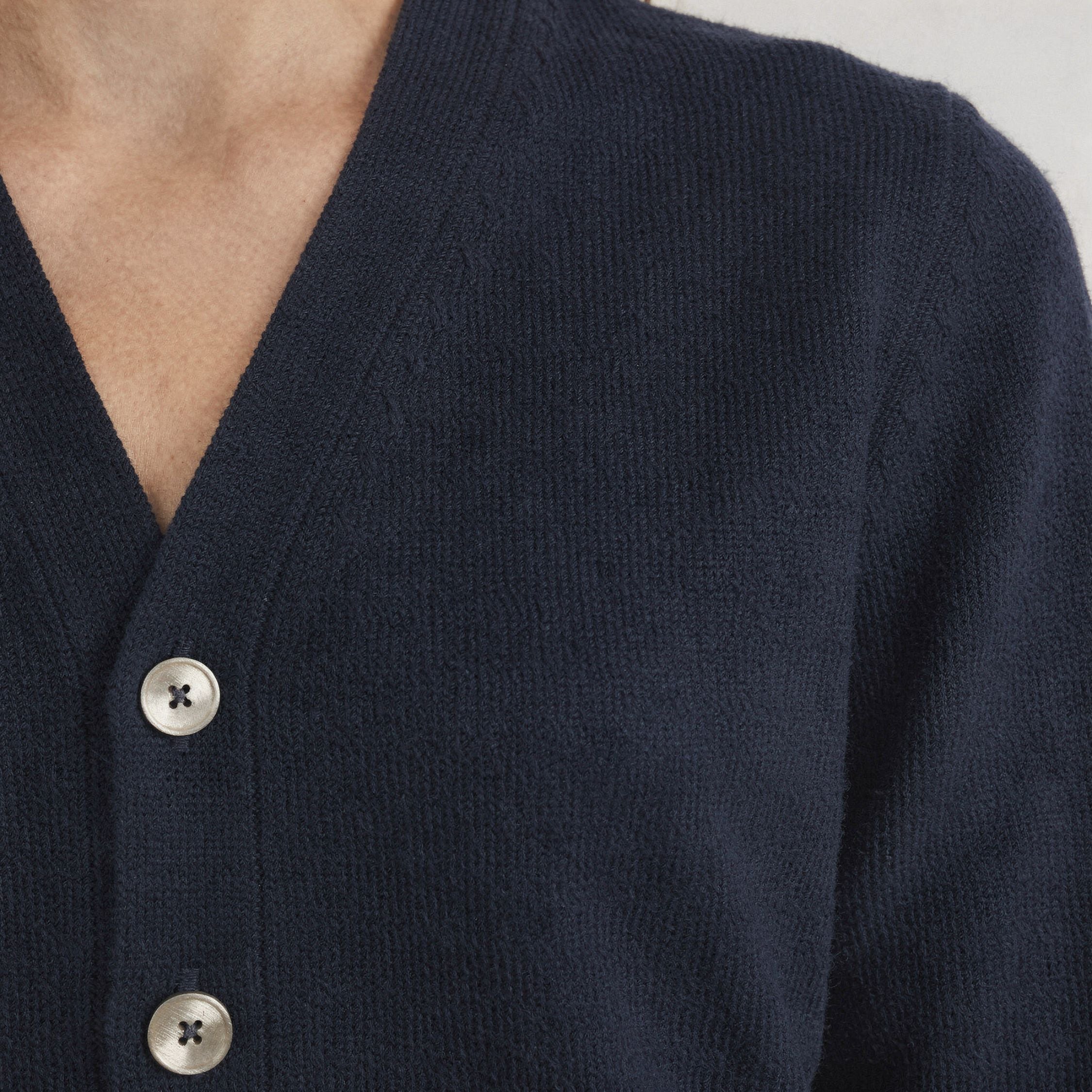 The Daily - Unisex V Neck Cardigan [City Navy]