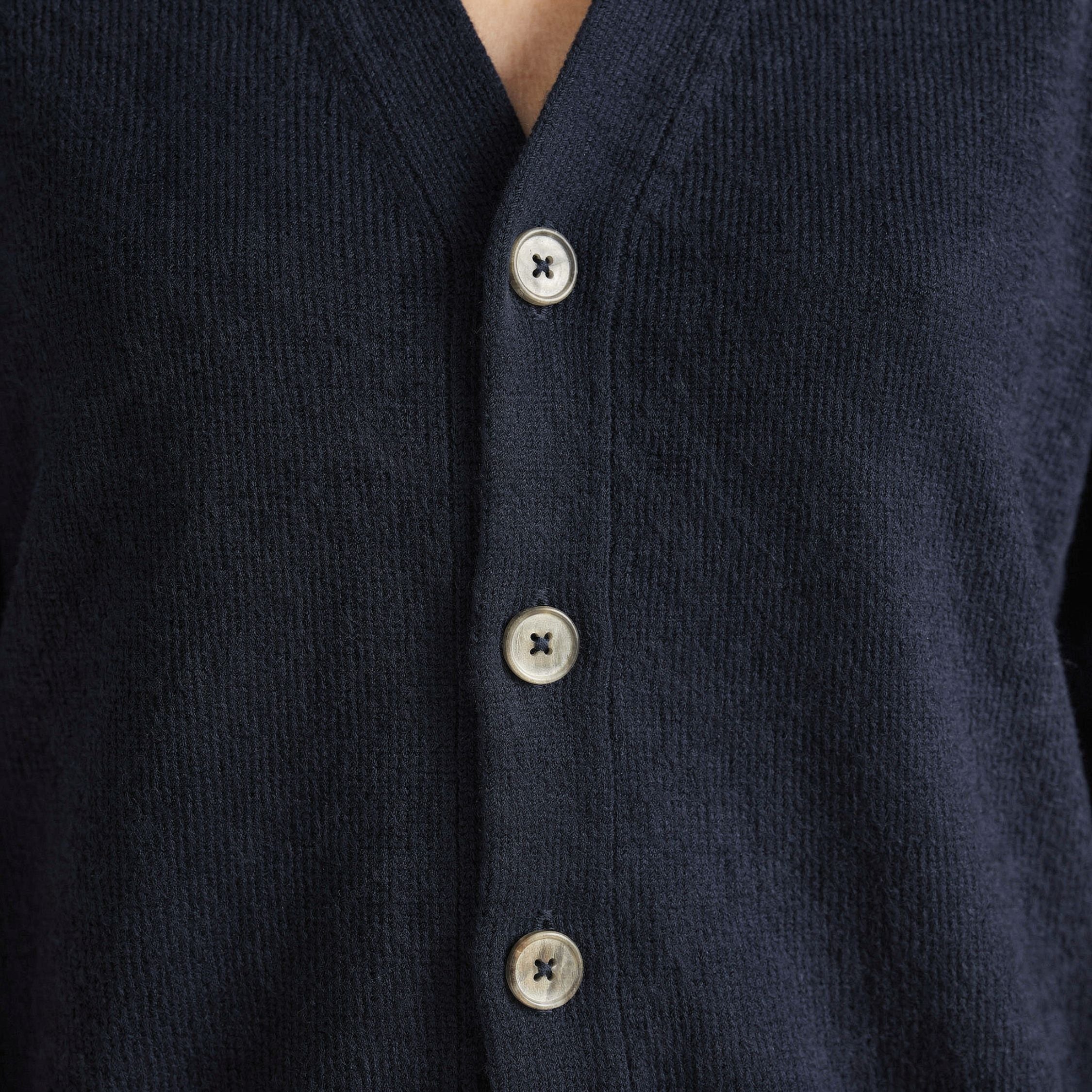 The Daily - Unisex V Neck Cardigan [City Navy]