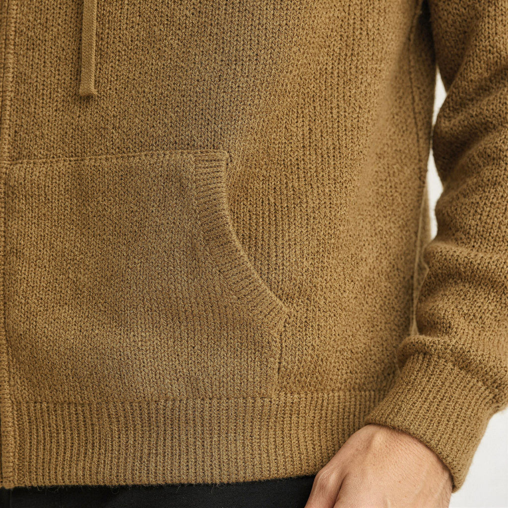 The Daily - Cashmere Unisex Zip Up Hoodie [Caramel]