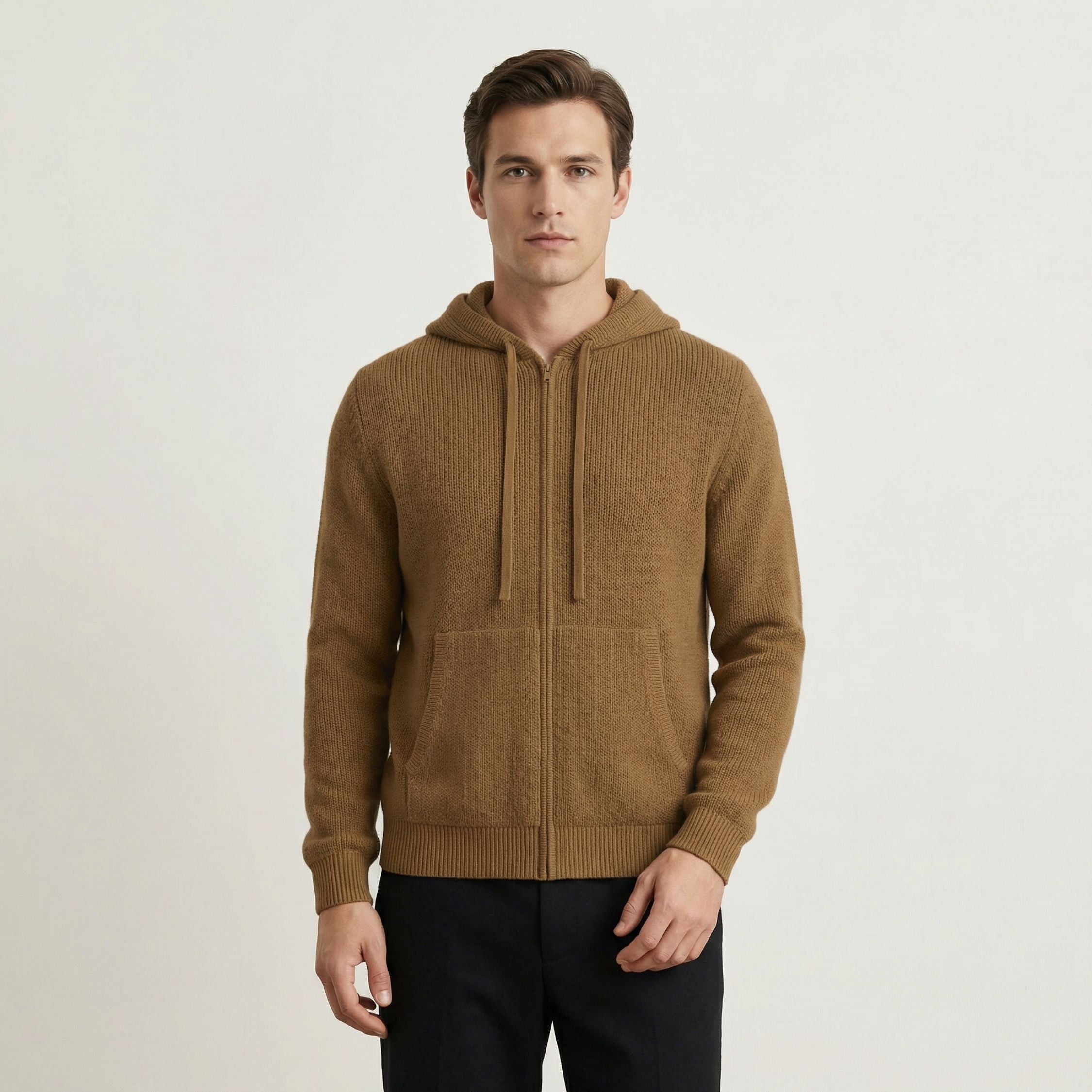 The Daily - Unisex Zip Up Hoodie [Caramel]
