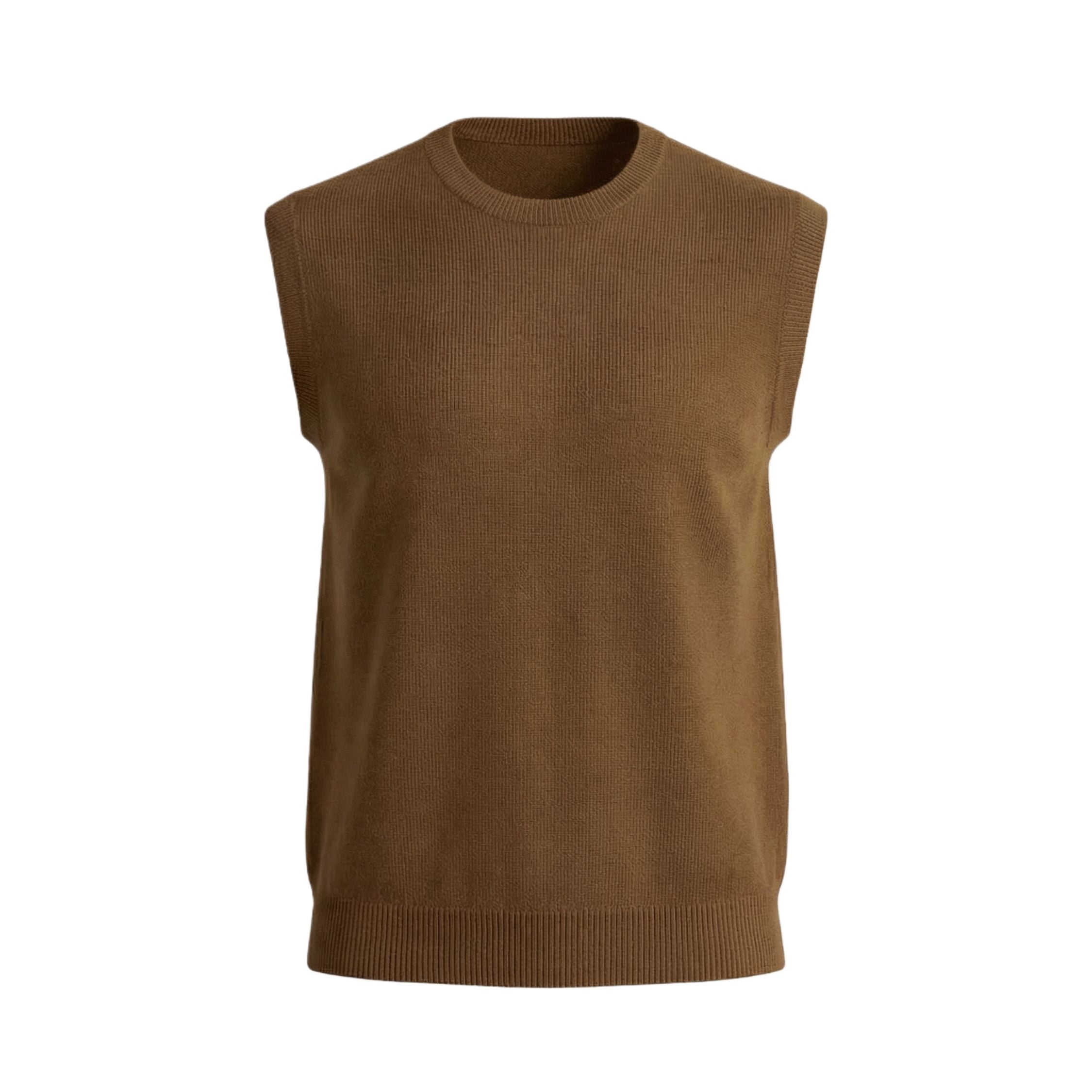 The Daily - Unisex Crew Neck Vest [Caramel]