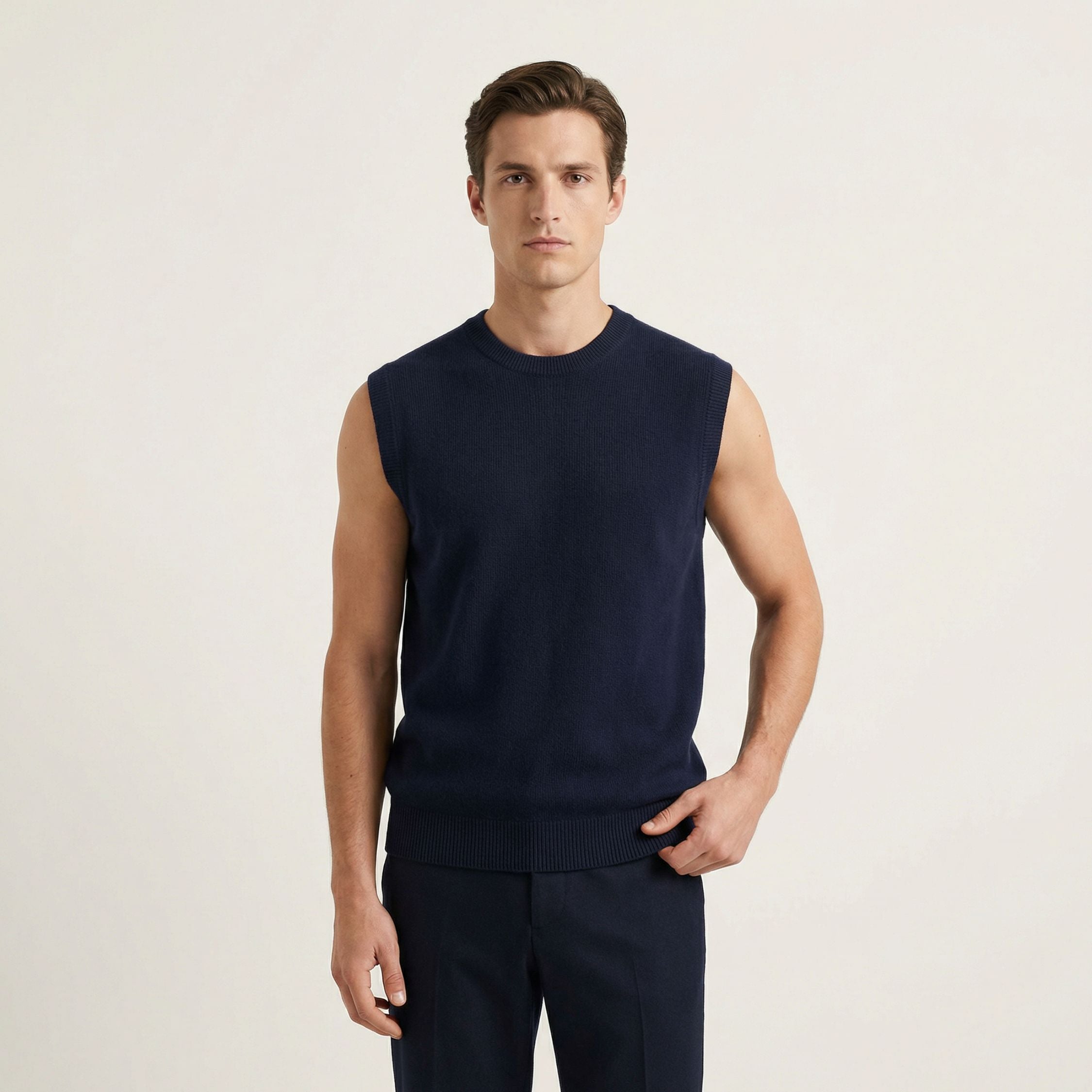 The Daily - Unisex Crew Neck Vest [City Navy]